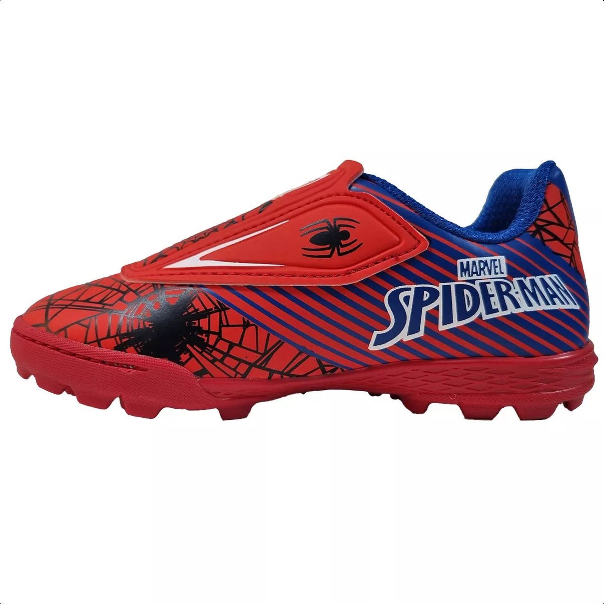 Chuteira Dray Society Marvel Homem Aranha Vermelha e Azul Vermelho